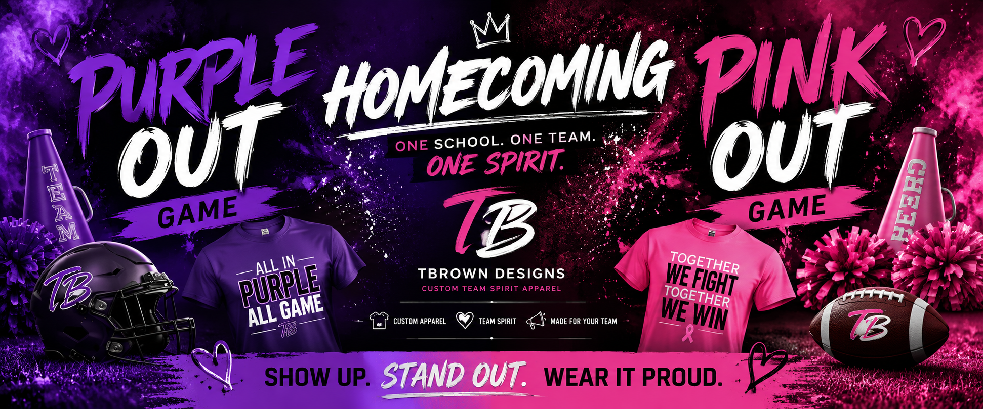 Homecoming Game Day Spirit T-Shirt